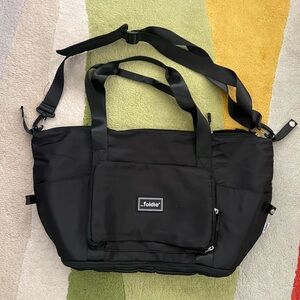 Foldie Black Travel Bag for Women